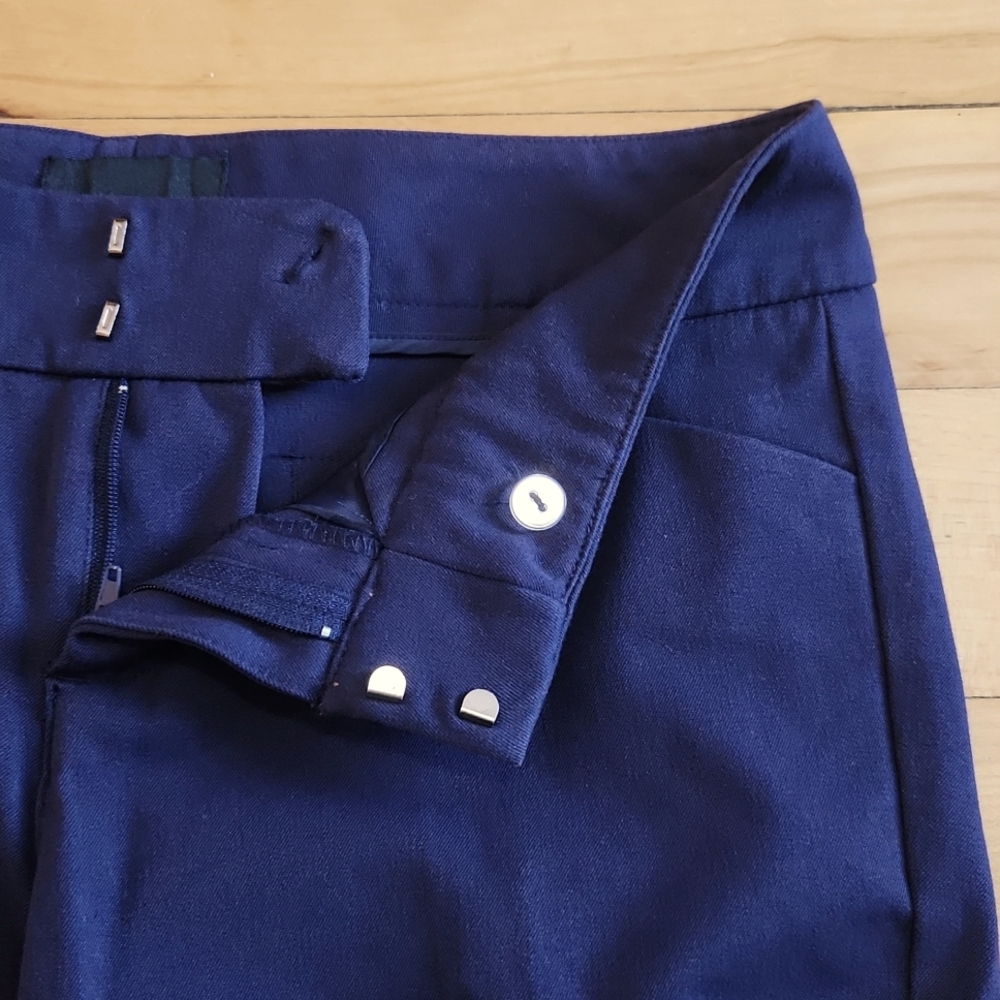 Cynthia Rowley Blue Ankle Pants - Picture 3 of 7